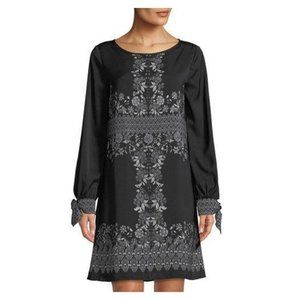 2/$50: Max Studio floral-printed charmeuse dress